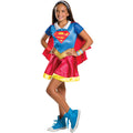Red-Yellow-White - Front - Supergirl Girls Costume