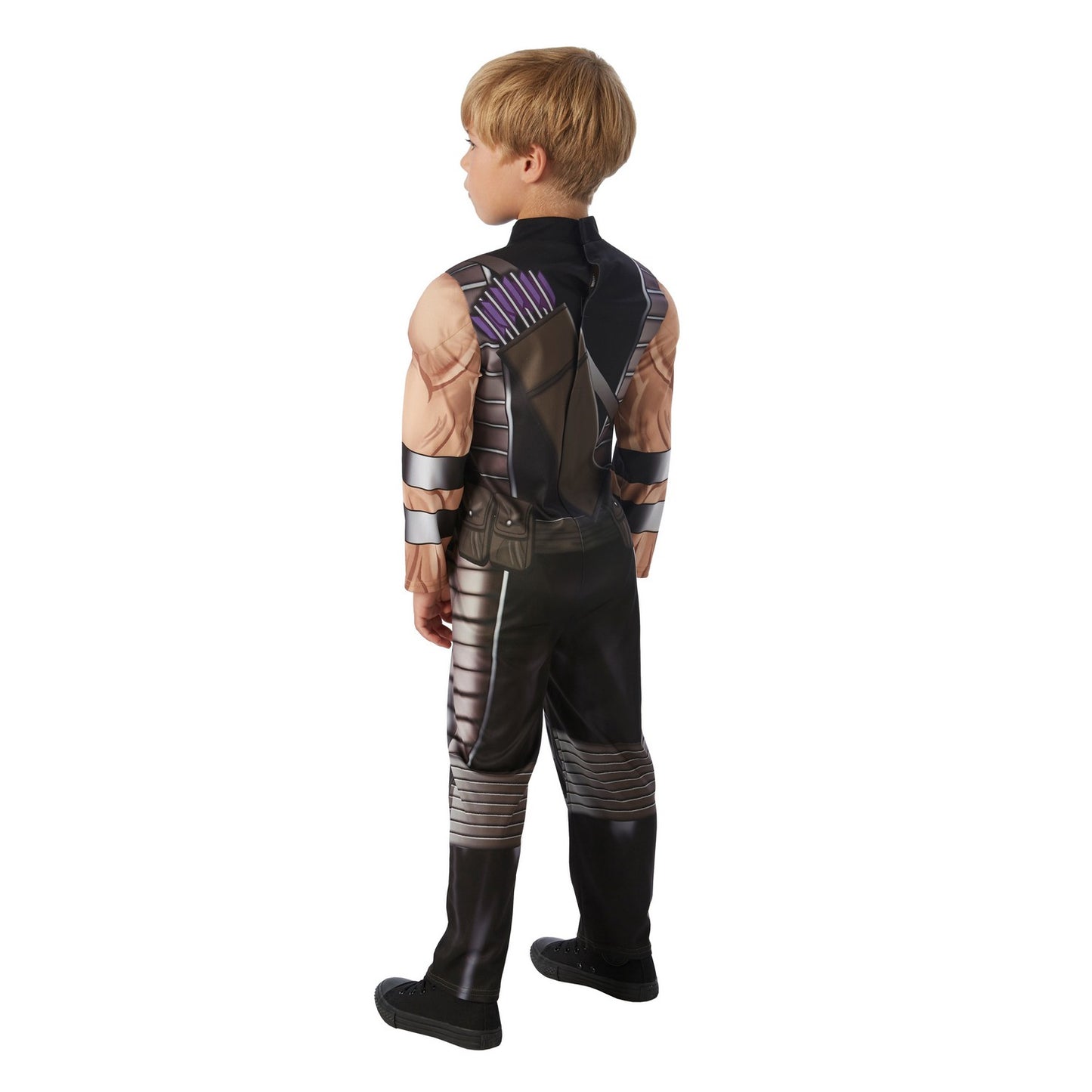 Black-Brown - Back - Hawkeye Childrens-Kids Costume