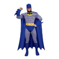 Blue-Yellow - Front - Batman Mens Deluxe Muscles Costume