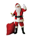 Red-White - Front - Bristol Novelty Mens Deluxe Santa Claus Velvet Costume