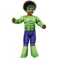 Green-Blue - Front - Hulk Boys Deluxe Costume