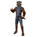 Blue-Brown - Front - Marvel Comics Mens Deluxe Rocket Raccoon Costume