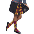 Black-Claret Red-Yellow - Front - Harry Potter Childrens-Kids Gryffindor Skirt