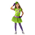 Green-Purple - Front - Batman Girls Riddler Costume
