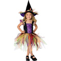 Multicoloured - Front - Bristol Novelty Childrens-Kids Witch Glitter Costume