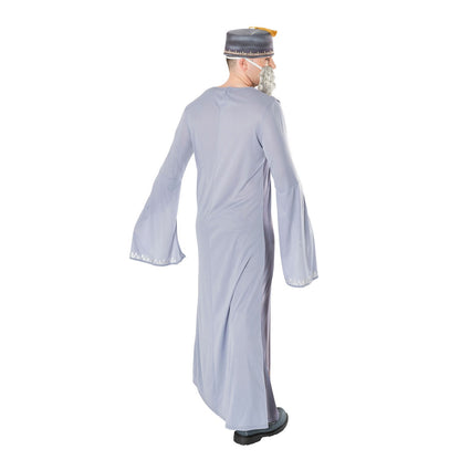 Silver - Back - Harry Potter Unisex Adult Dumbledore Costume