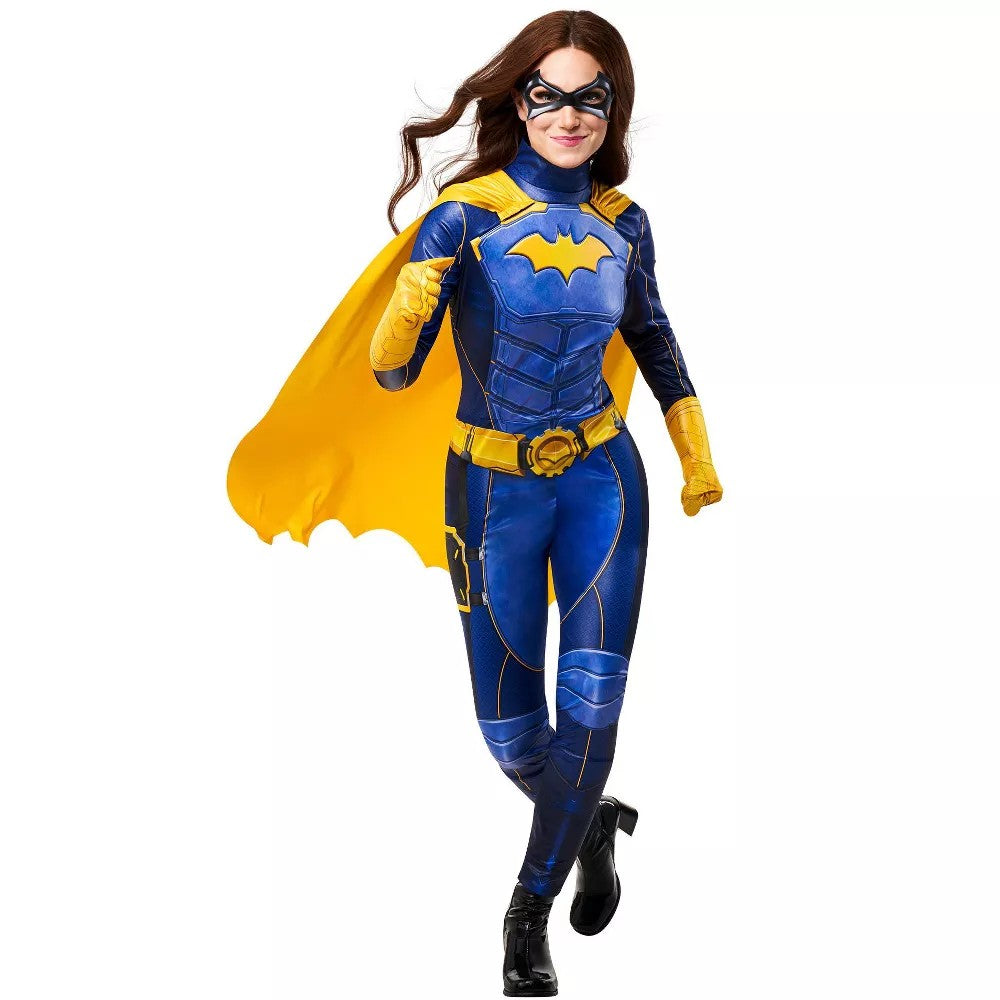 Blue-Yellow - Lifestyle - Gotham Knights Womens-Ladies Deluxe Batgirl Costume
