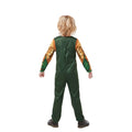 Gold-Green - Back - Aquaman Childrens-Kids Costume