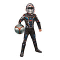 Black-Blue-Silver - Front - Black Widow Childrens-Kids Deluxe Taskmaster Costume