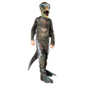 Brown - Back - Jurassic World Childrens-Kids Therizinosaurus Costume