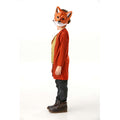 Orange-Green-White - Side - Bristol Novelty Childrens-Kids Deluxe Fox Costume