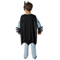 Grey-Black-Yellow - Back - Batman Boys Comic Costume