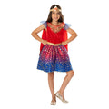 Red-Blue-Gold - Front - Wonder Woman Girls Deluxe Costume Dress