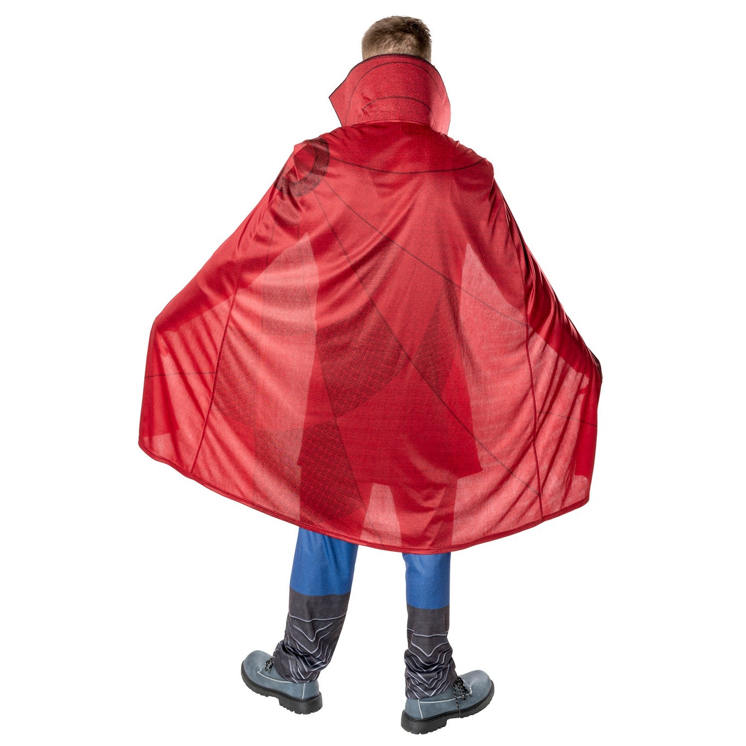 Blue-Red - Back - Doctor Strange Mens Deluxe Costume