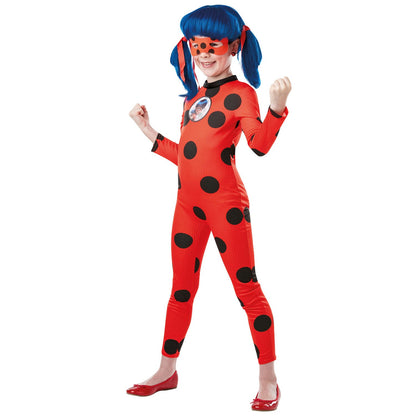 Red-Black - Front - Miraculous Girls Ladybug Costume