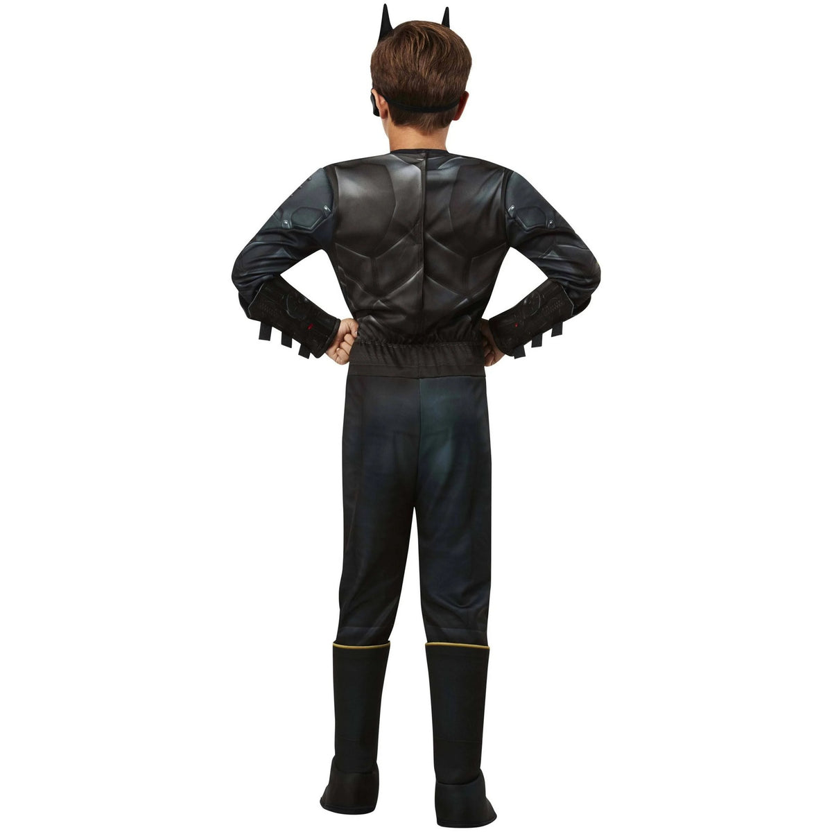 Black - Back - Batman Boys Deluxe Costume