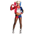 Red-Blue-White - Front - Suicide Squad Womens-Ladies Harley Quinn Costume