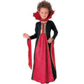 Black-Red - Back - Bristol Novelty Childrens-Kids Gothic Vampiress Costume