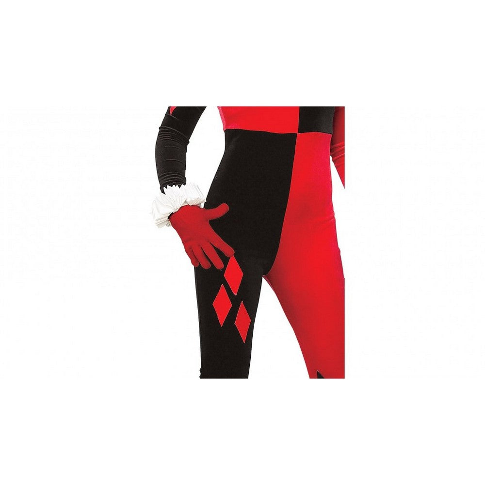 Black-Red - Side - Harley Quinn Womens-Ladies Costume