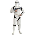 White-Black - Front - Star Wars Mens Deluxe Stormtrooper Costume