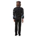Black-Silver - Back - Black Panther Boys Deluxe Costume
