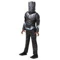Black-Silver - Front - Black Panther Boys Deluxe Costume