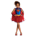 Red-Blue - Front - Supergirl Childrens-Kids Costume