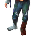 Blue-Green-Red - Side - What If...? Childrens-Kids Deluxe Captain America Zombie Costume