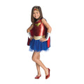 Blue-Red - Front - Wonder Woman Girls Costume