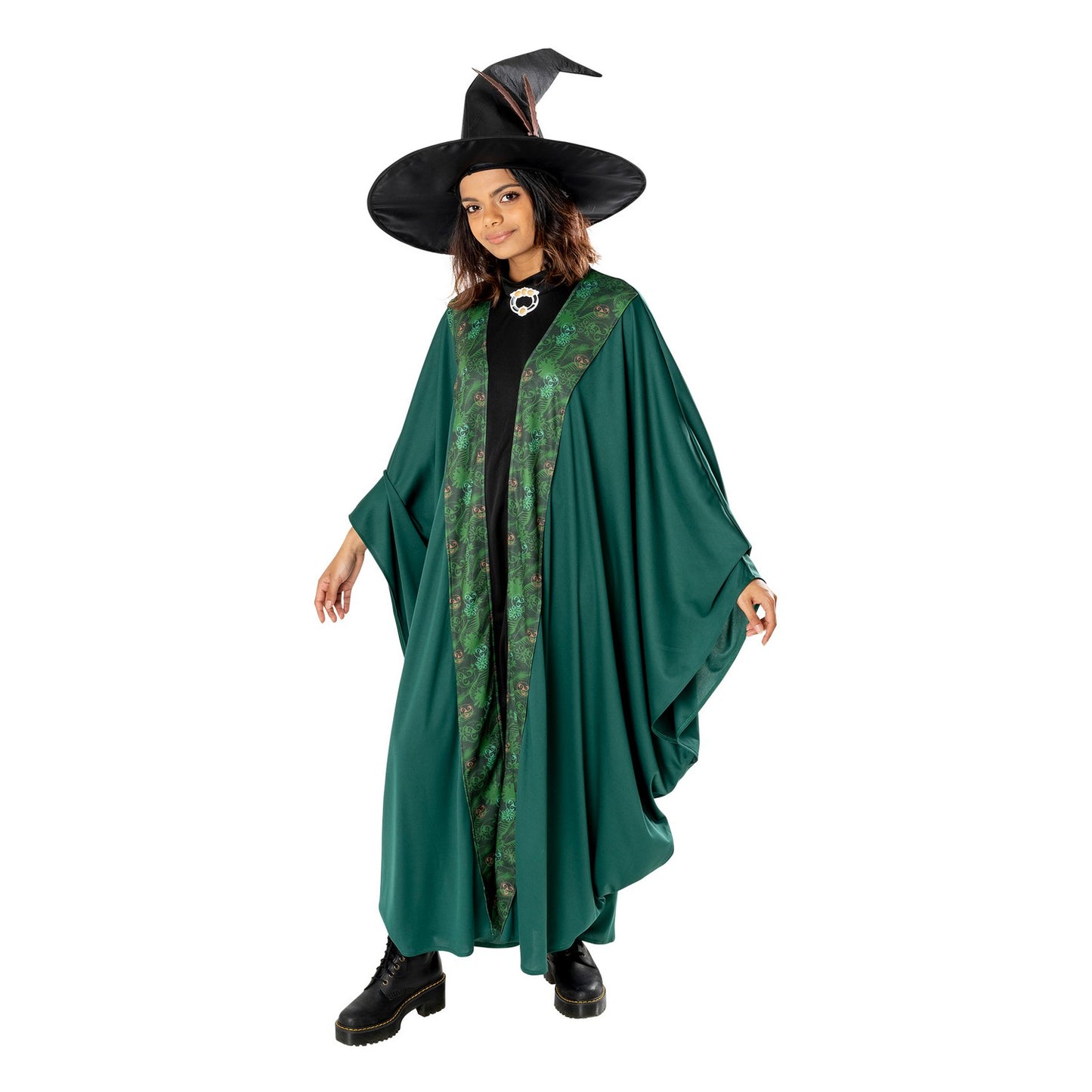Green-Black - Front - Harry Potter Unisex Adult Professor McGonagall Costume