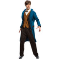 Blue-Brown - Front - Fantastic Beasts And Where To Find Them Mens Deluxe Newt Scamander Costume