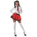 Red-White - Back - Bristol Novelty Womens-Ladies Schoolgirl Tutu Dress