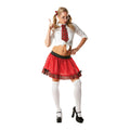 Red-White - Front - Bristol Novelty Womens-Ladies Schoolgirl Tutu Dress