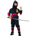 Black-Yellow - Front - Bristol Novelty Childrens-Kids Ninja Costume Set