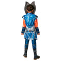 Blue-Orange-White - Back - Star Wars Childrens-Kids Deluxe Ahsoka Tano Costume