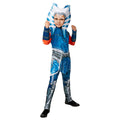 Blue-Orange-White - Lifestyle - Star Wars Childrens-Kids Deluxe Ahsoka Tano Costume