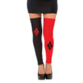 Red-Black - Front - Harley Quinn Unisex Adult Leg Warmers