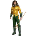 Gold-Green - Front - Aquaman Mens Deluxe Costume