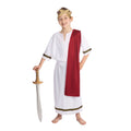 White-Red-Gold - Back - Bristol Novelty Childrens-Kids Roman Emperor Costume