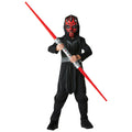 Black-Red - Front - Star Wars Childrens-Kids Darth Maul Costume