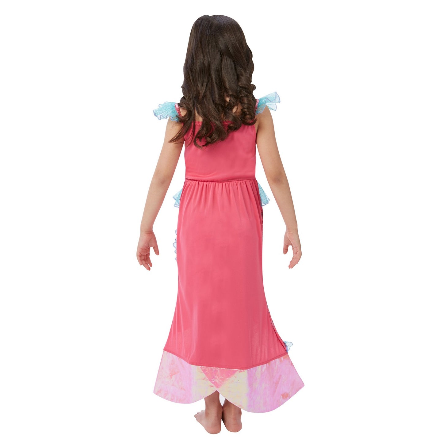 Pink-Blue - Back - Bristol Novelty Girls Deluxe Princess Mermaid Costume