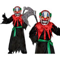 Red-Black - Back - Bristol Novelty Childrens-Kids Light Up Clown Costume