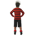 Red-Black - Back - Dennis the Menace Boys Costume