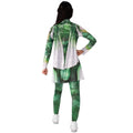 Green-White - Back - The Eternals Womens-Ladies Deluxe Sersi Costume