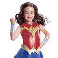 Red-Blue - Side - Wonder Woman Girls Deluxe Costume