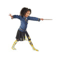 Black-Yellow-Silver - Back - Harry Potter Childrens-Kids Hufflepuff Skirt