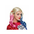 Cream-Pink-Blue - Front - Bristol Novelty Unisex Adult Harley Quinn Wig