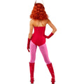 Red-Pink - Lifestyle - WandaVision Womens-Ladies Deluxe Scarlet Witch Costume
