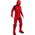 Red - Front - Star Wars: The Rise of Skywalker Mens Deluxe Trooper Costume