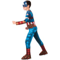 Blue-Red-White - Side - Captain America Boys Costume